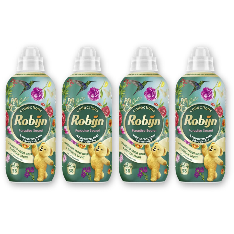 Robijn Wasverzachter paradise secret 4-pack