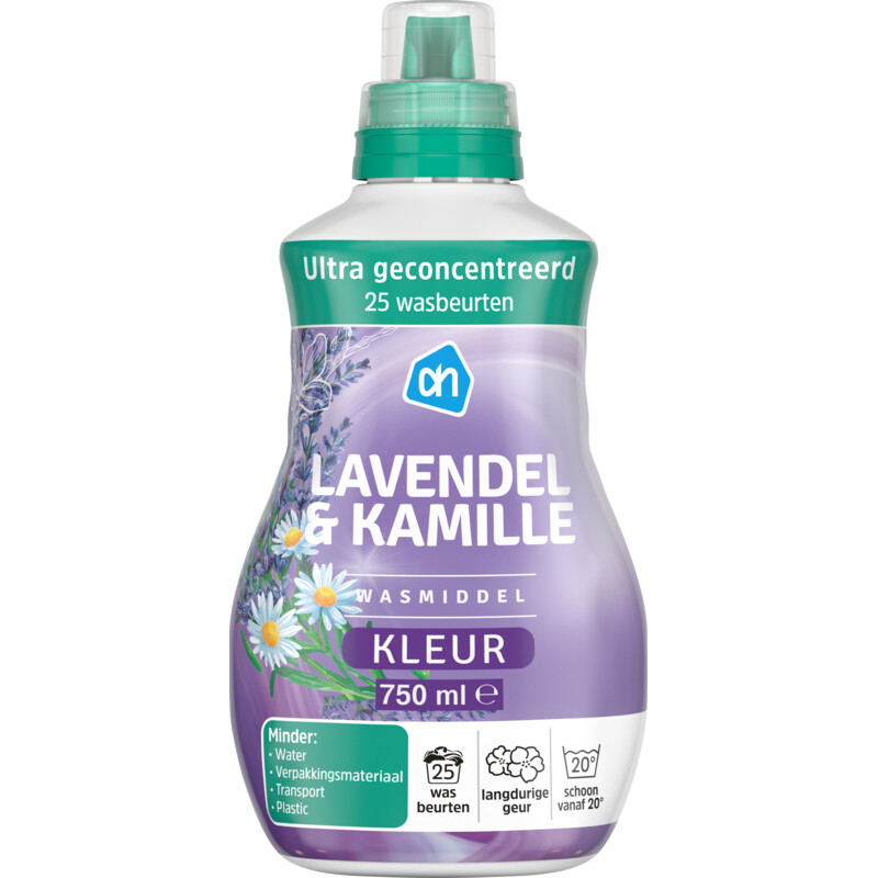 AH Wasmiddel kleur lavendel & kamille