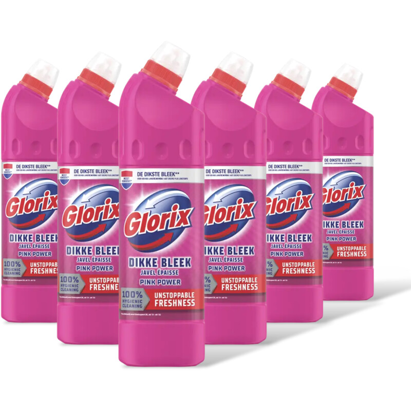 Glorix Glorix pink flower bleek 6-pack