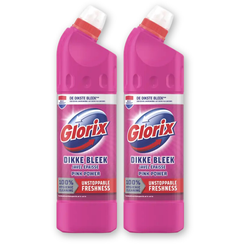 Glorix Glorix pink flower bleek 2-pack