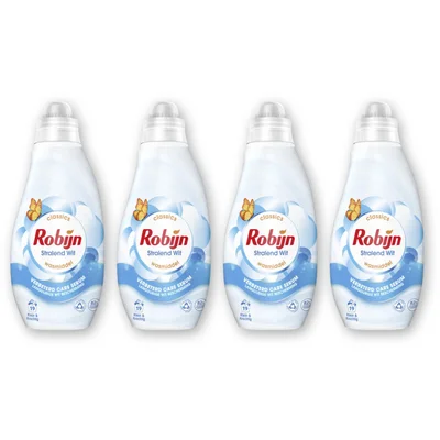 Robijn K&K stralend wit wasmiddel 4-pack