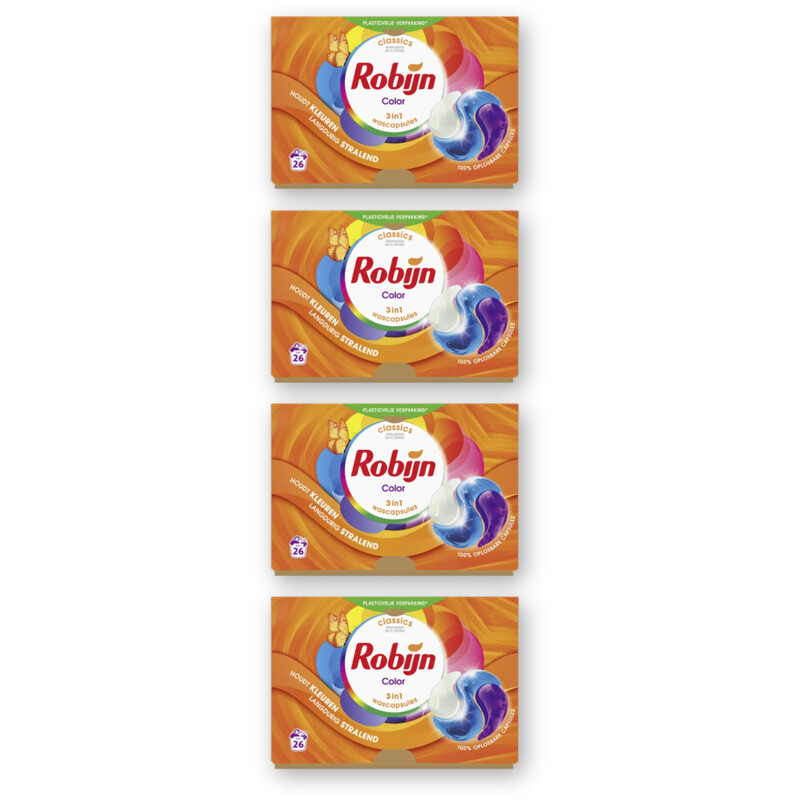 Robijn Wascapsules color 4-pack