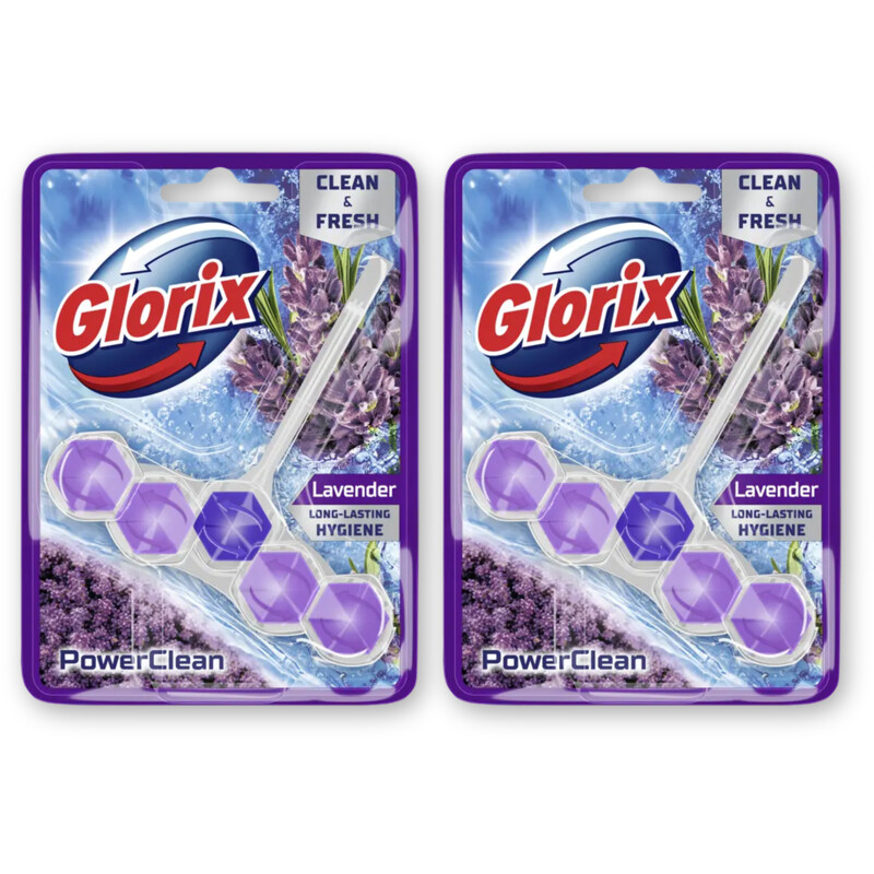 Glorix WC Blok Lavendel 2-pack