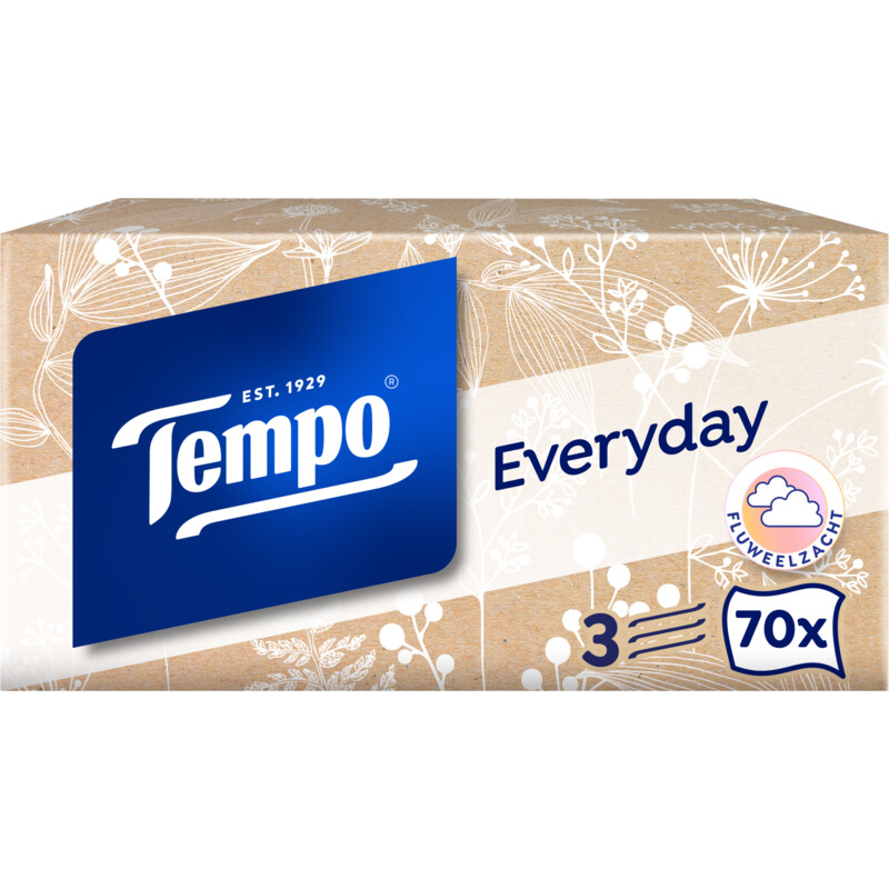 Tempo Light box 3-laags zakdoeken