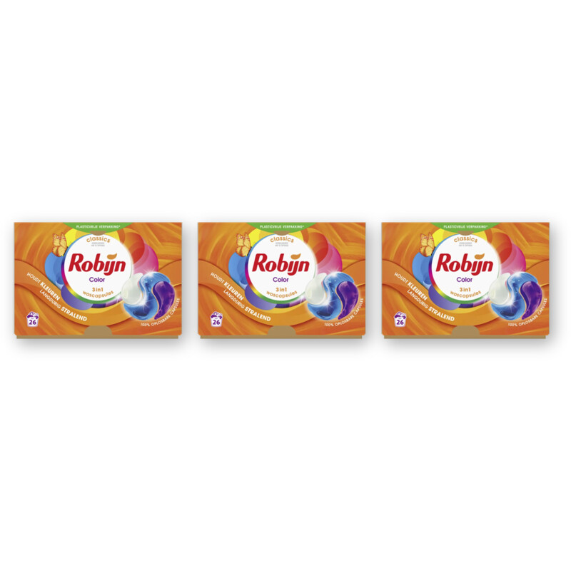 Robijn Wascapsules color 3-pack