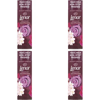 Lenor Geurparels robijn jasmijn 4-pack