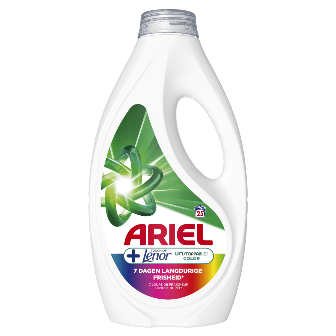 Ariel Vloeibaar+ touch lenor unstop wasmiddel