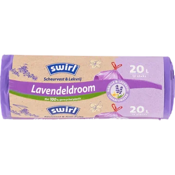 Swirl Vuilniszakken lavendeldroom 20 liter