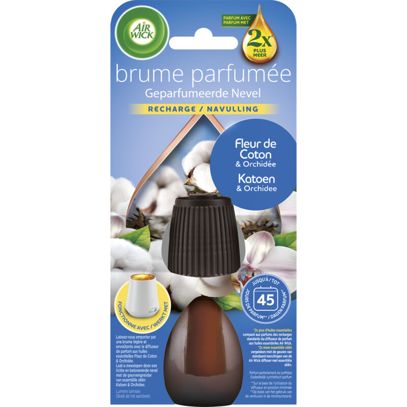 Air Wick Katoen & orchidee navulling