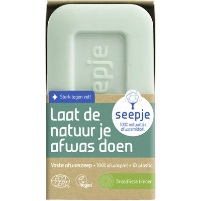 Seepje Vaste afwaszeep tintelfrisse limoen
