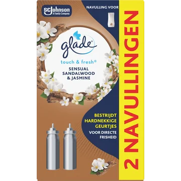 Glade Touch & fresh sandalwood navulling