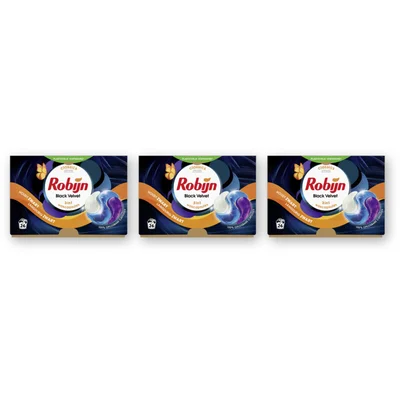 Robijn Wascapsules black velvet 3-pack