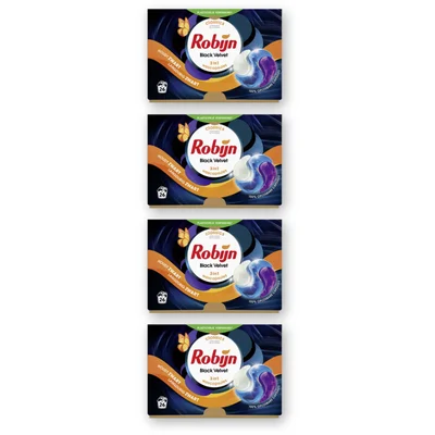 Robijn Wascapsules black velvet 4-pack