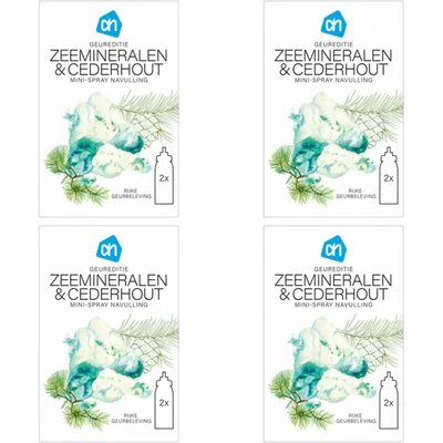 AH Geureditie zeemineraal navul 4-pack