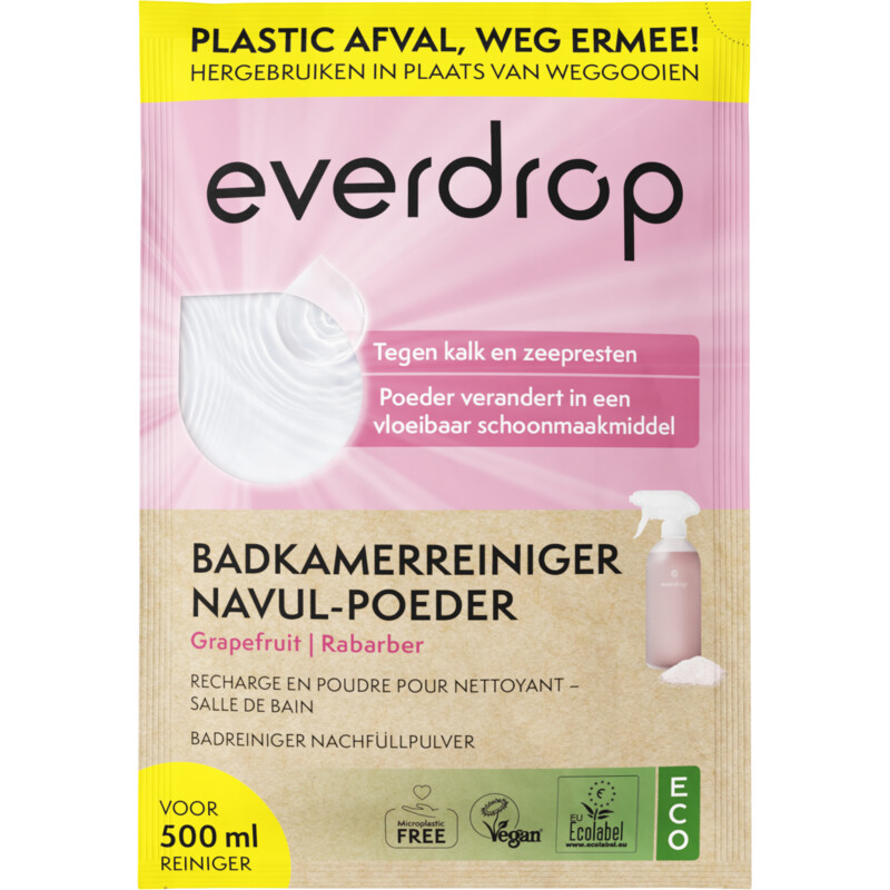 Everdrop Badkamerreiniger navulling