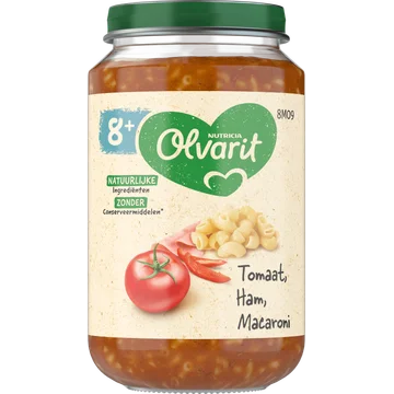 Olvarit Tomaat ham macaroni 8m+