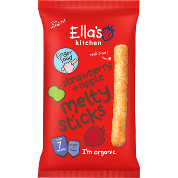Ella's kitchen Maize sticks aardbei & appel 7m+