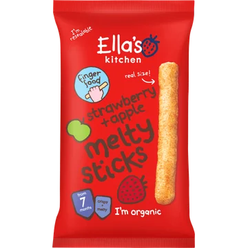 Ella's kitchen Maize sticks aardbei & appel 7m+