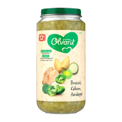 Olvarit Broccoli kalkoen aardappel 12m+
