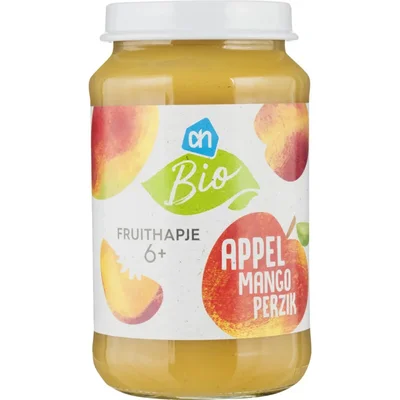 AH Biologisch Fruithapje appel mango perzik 6m+