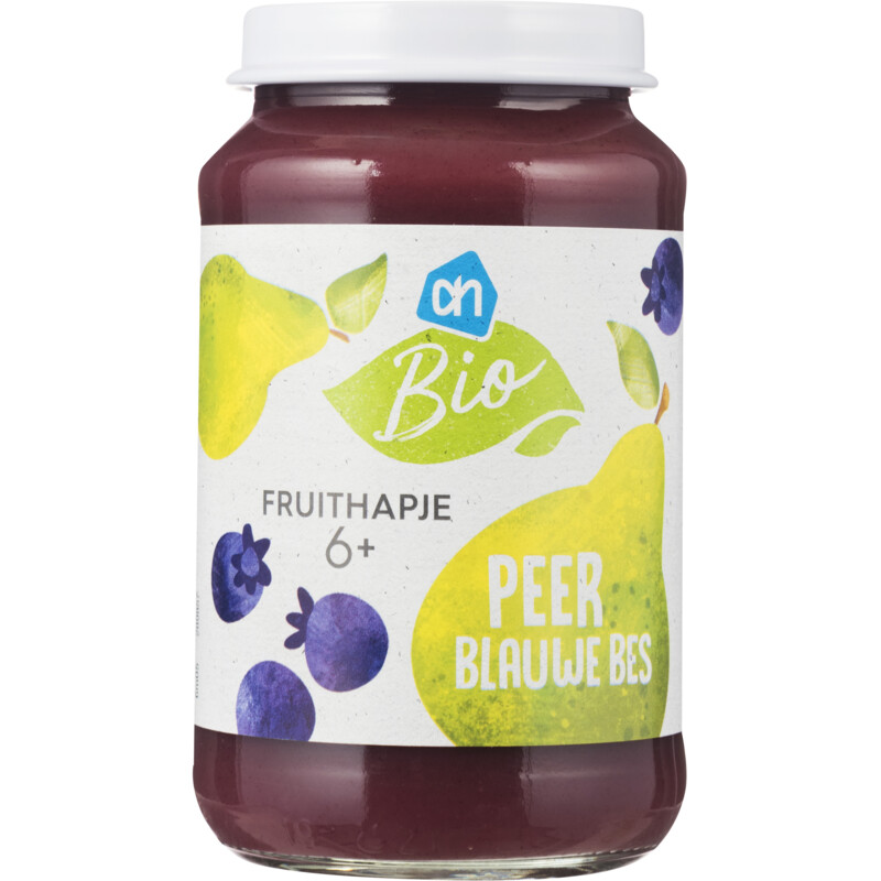 AH Biologisch Fruithapje peer blauwe bes 6m+