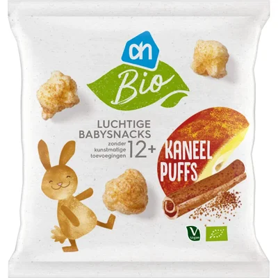 AH Biologisch Luchtige babysnacks kaneel puffs 12m+