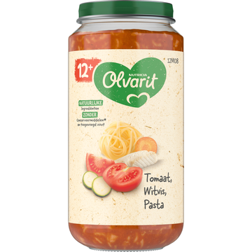 Olvarit Tomaat witvis pasta 12m+