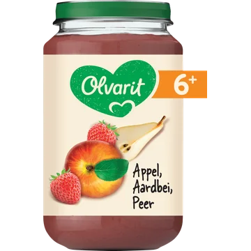 Olvarit Appel aardbei peer 6m+