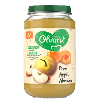 Olvarit Peer appel abrikoos 6m+