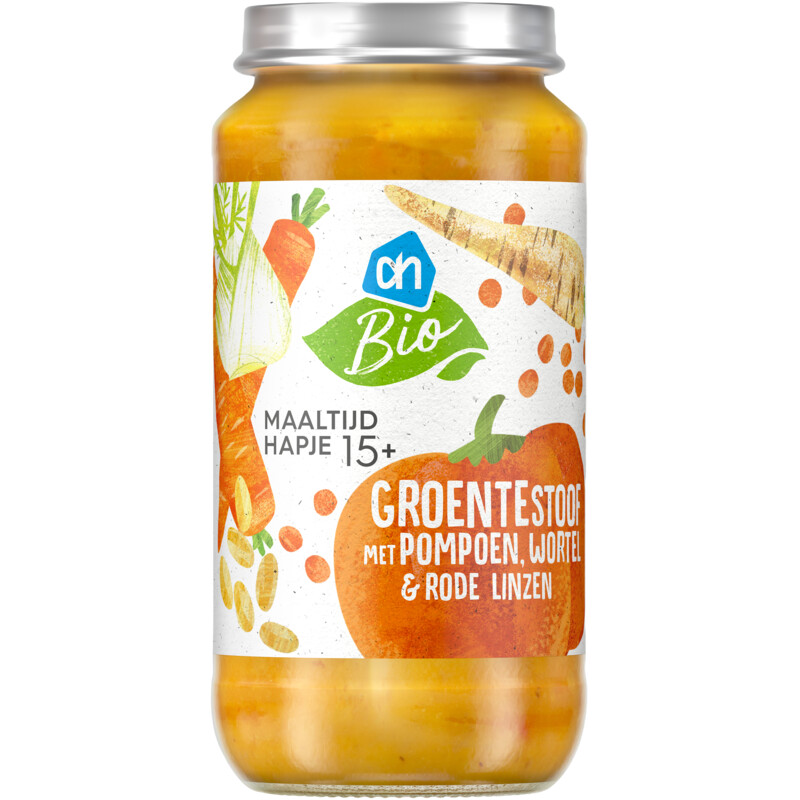 AH Biologisch Maaltijdhapje groentestoof pompoen 15+