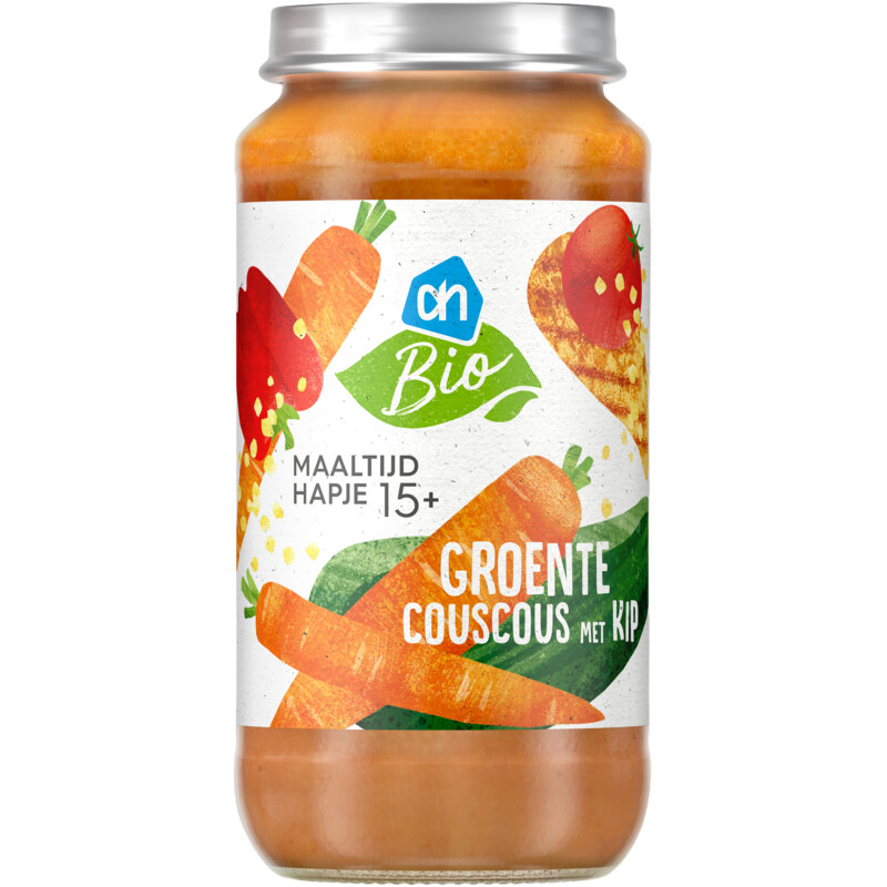 AH Biologisch Maaltijdhapje groente couscous kip 15+