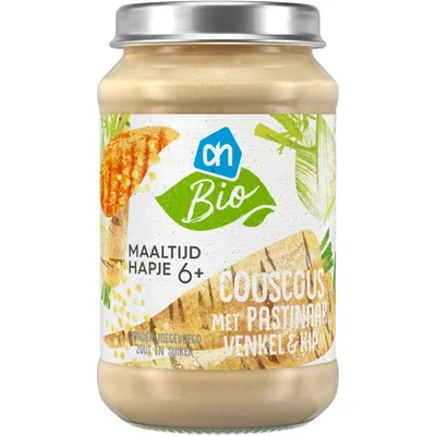 AH Biologisch Maaltijdhapje couscous pastinaak kip 6+