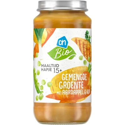 AH Biologisch Maaltijdhapje gemengde groente 15m+