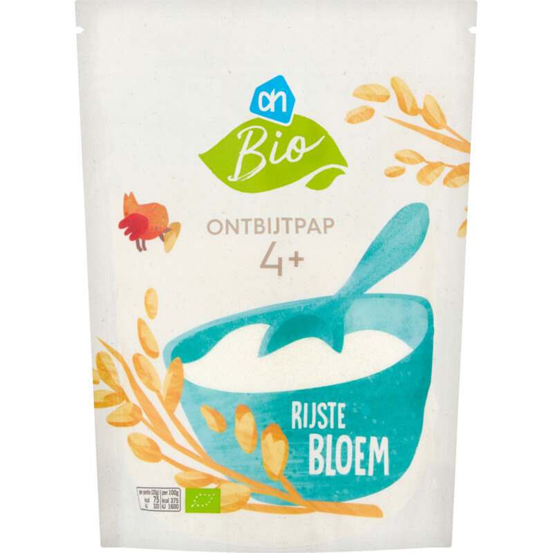 AH Biologisch Ontbijtpap rijstebloem 4m+