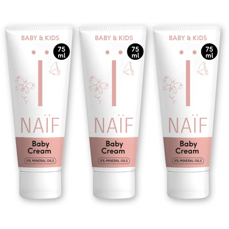 Naïf Baby & kids baby cream 3-pack