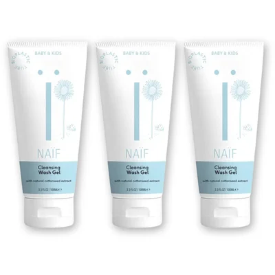 Naïf Baby & kids wash gel 3-pack