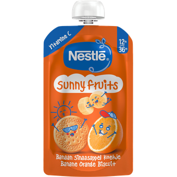 Nestlé Sunny fruits knijpfruit banaan 12m+