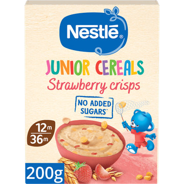 Nestlé Junior cereals strawberry crisps 12m+