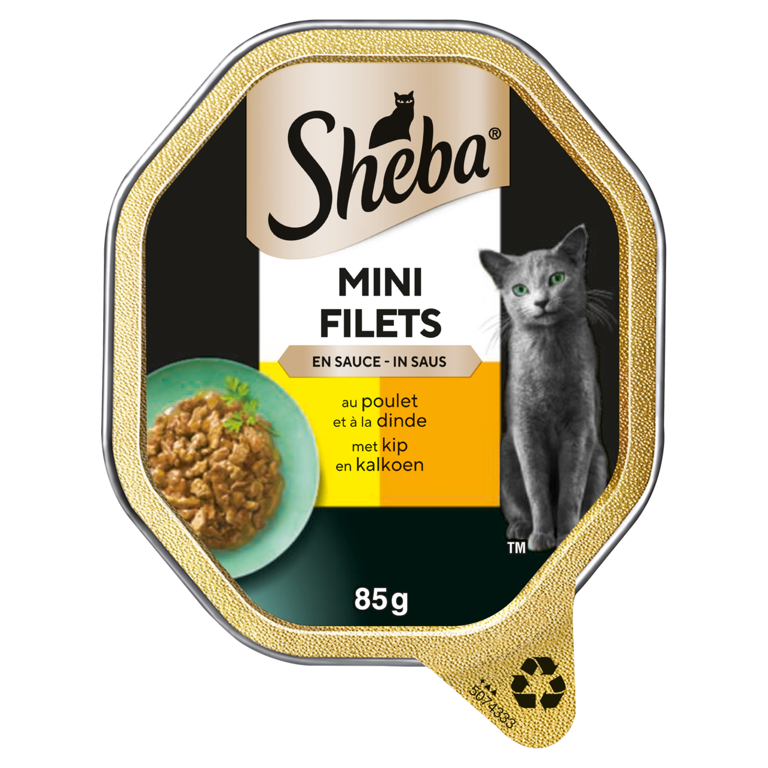 Sheba Mini filets n saus kip & kalkoen