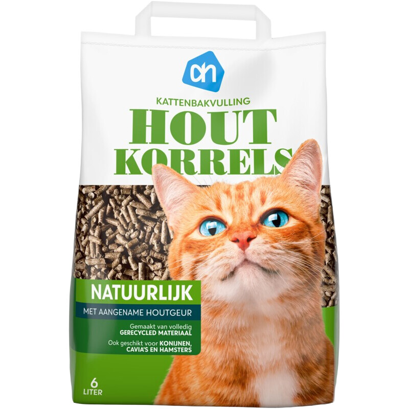 AH Kattenbakvulling houtkorrels