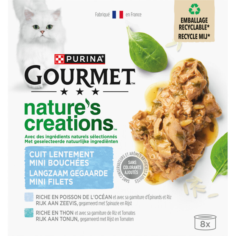 Gourmet Nature's creations met zeevis & tonijn