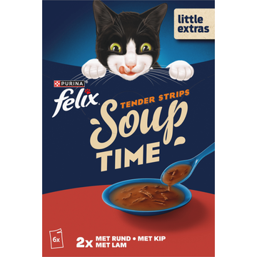 Felix Soup tender strips rund kip lam