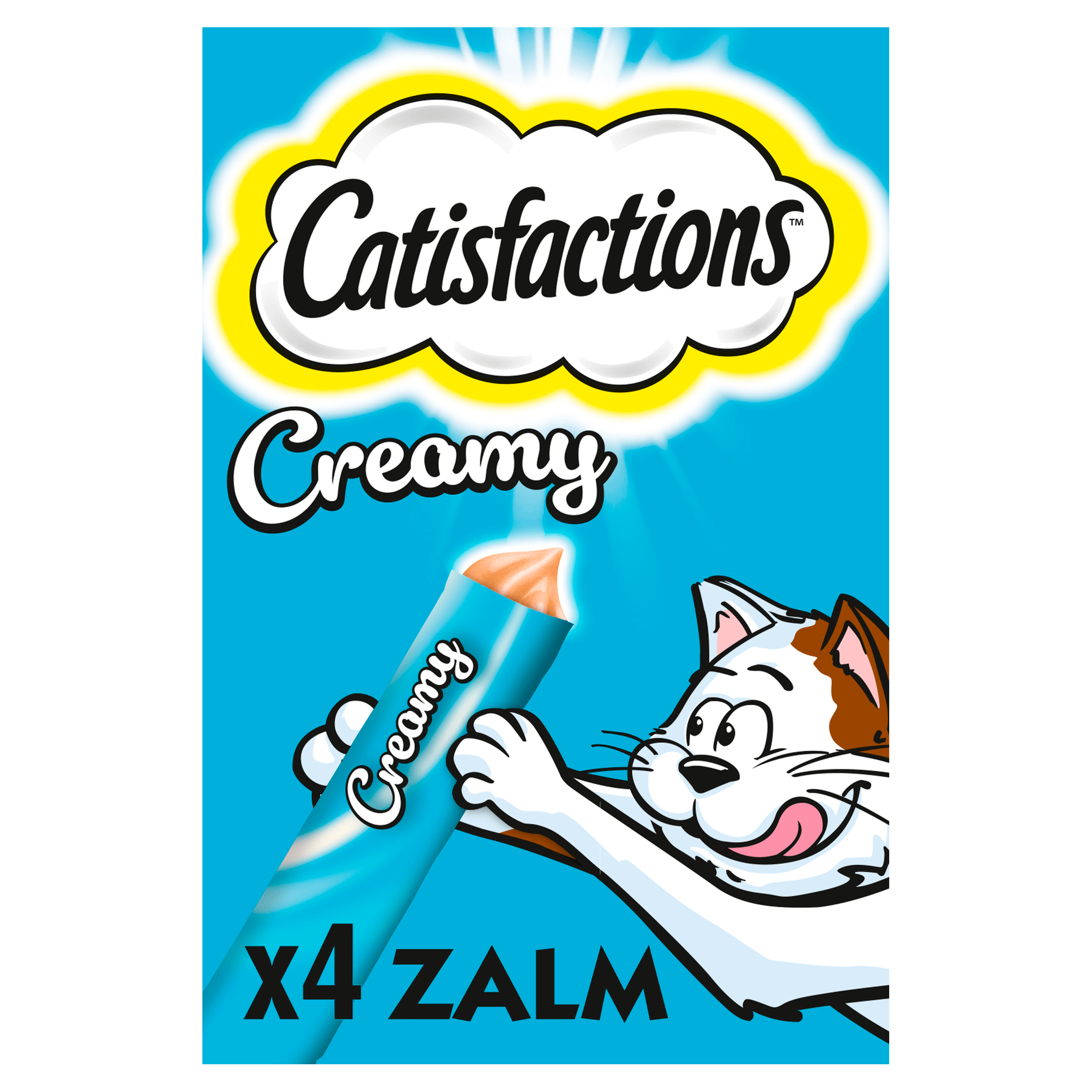 Catisfactions Kattensnack creamy met zalige zalmsmaak
