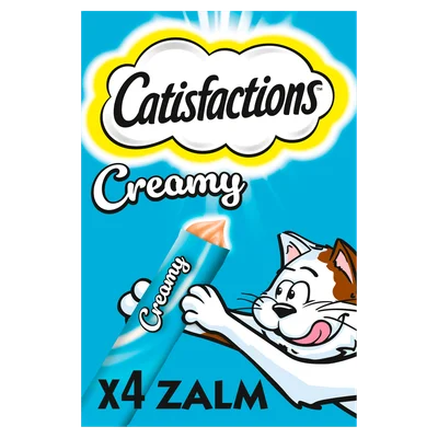 Catisfactions Kattensnack creamy met zalige zalmsmaak
