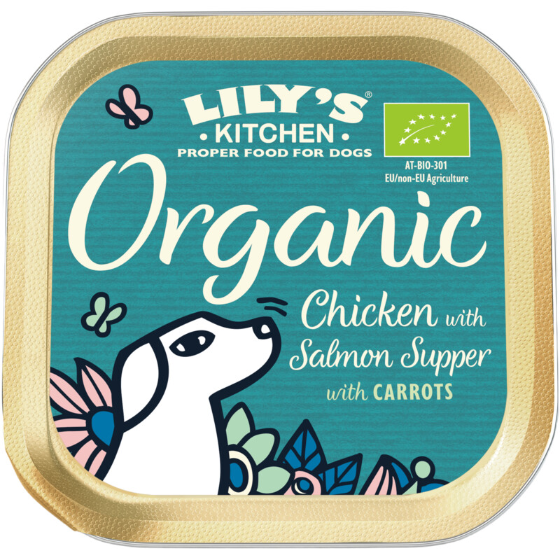 Lily's Kitchen Organic kip met zalm en wortelen