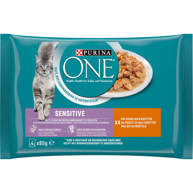 Purina ONE Sterilcat met zalm en wortels