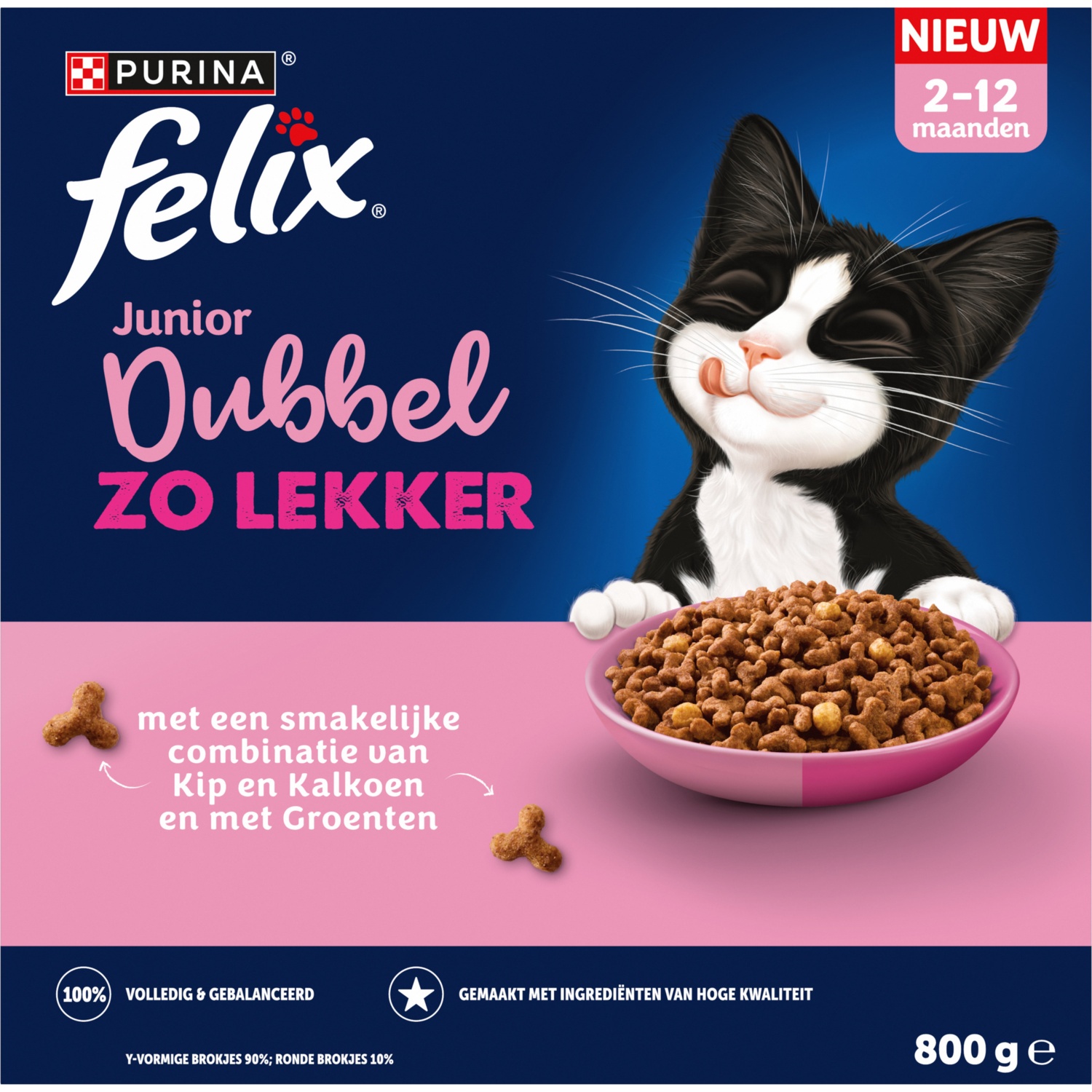 Felix Dubbel zo lekker junior kip,kalkoen&melk