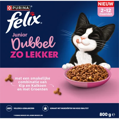 Felix Dubbel zo lekker junior kip,kalkoen&melk