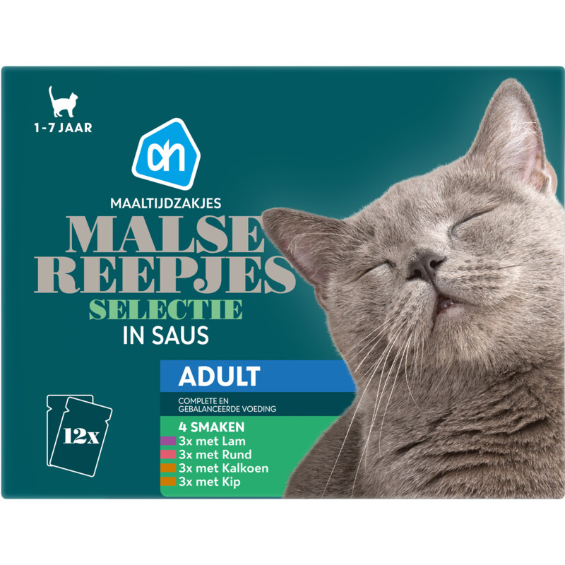 AH Maaltijdzak malse reepjes in saus steril