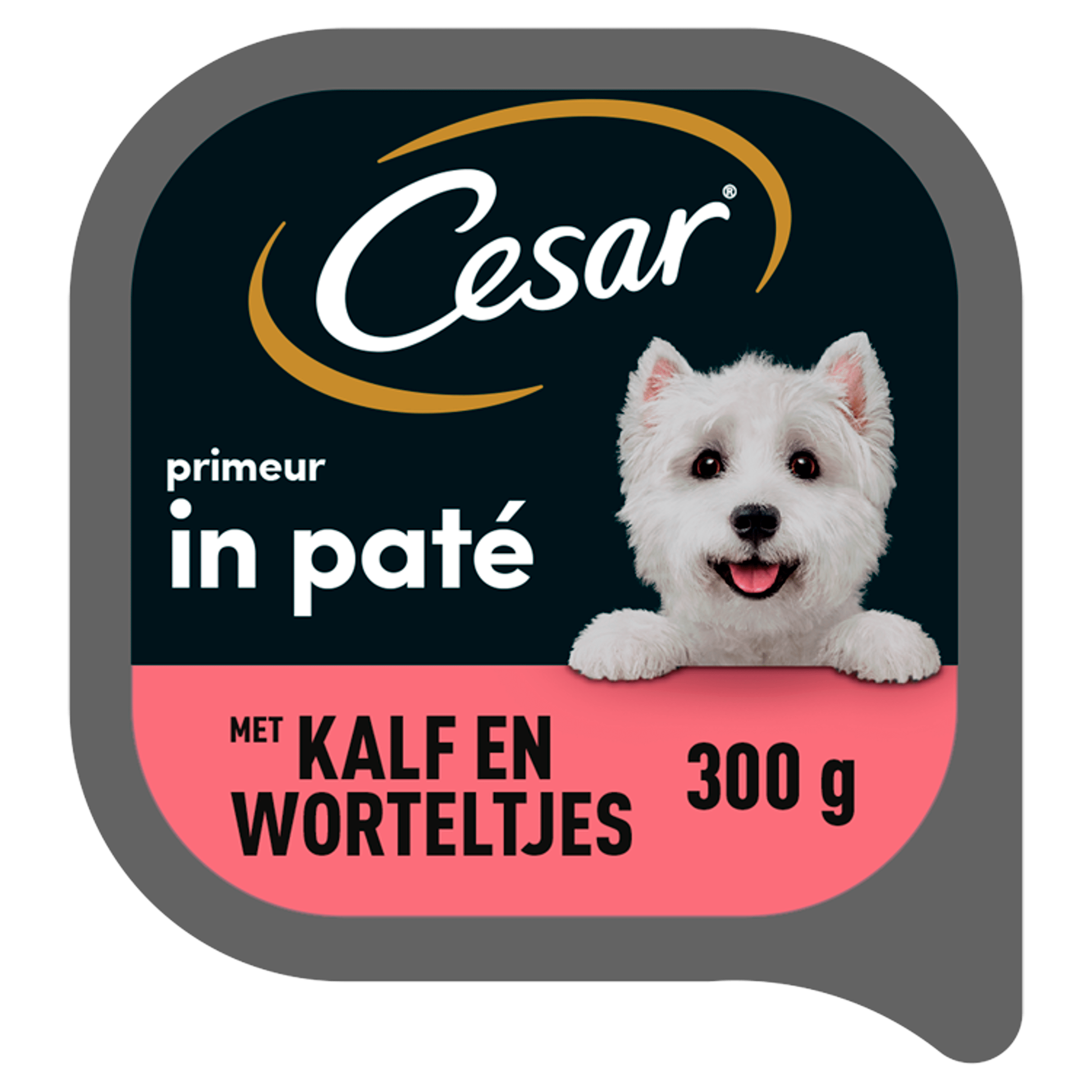 Cesar Primeur in pat kalf en worteltjes